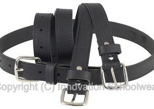 Plain Black Trouser Belts (One Size)