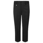 Waist Adjuster Boys Trousers - Black