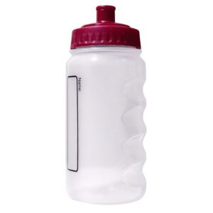 Maroon Top Water Bottle with Printed Name Tag